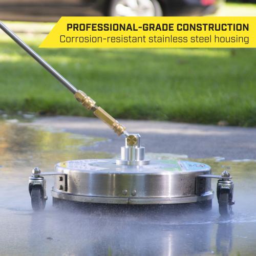 SurfaceMaxx 14.5-in up to 4500 PSI Rotating Surface Cleaner for Gas Pressure Washers