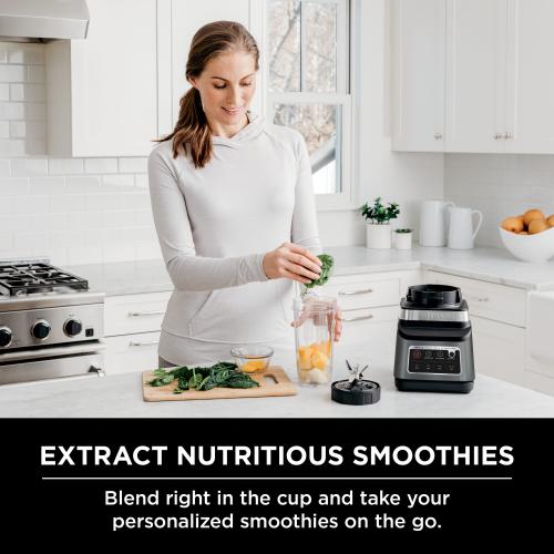 Ninja Professional Plus Duo 72-oz 4-Speed Countertop Blender (Black, Stainless Steel)