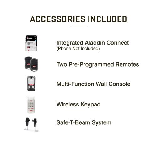 Genie 3/4 HPc Connect Smart Belt Drive Garage Door Opener Wi-fi Compatibility