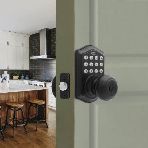 Honeywell Matte Black Electronic Knob with Keypad (missing parts)