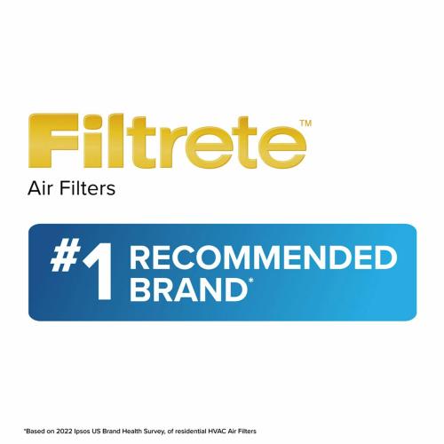 Filtrete 19-in W x 21.5-in L x 1-in MERV 8 Electrostatic Air Filter 3 pack