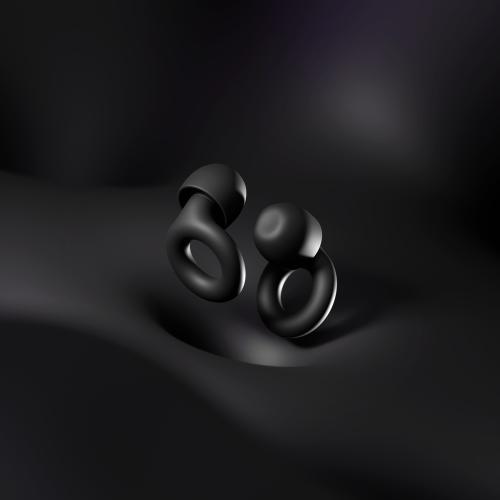 Loop Quiet 2 Earplugs for Sleep Focus Travel and Commutes - Black