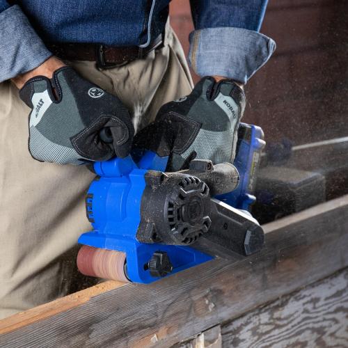 Kobalt 24 Volts Brushless Variable Belt Cordless Sander with Dust Management (Battery Not Included)
