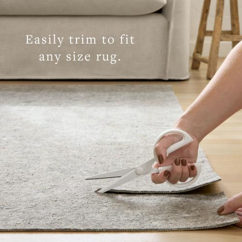 Loloi II 70 Polyester 30 Polypropylene Face 8 x 10 (ft) 0.13-in Thick Rectangular Recycled synthetic fiber Non-Slip Rug Pad