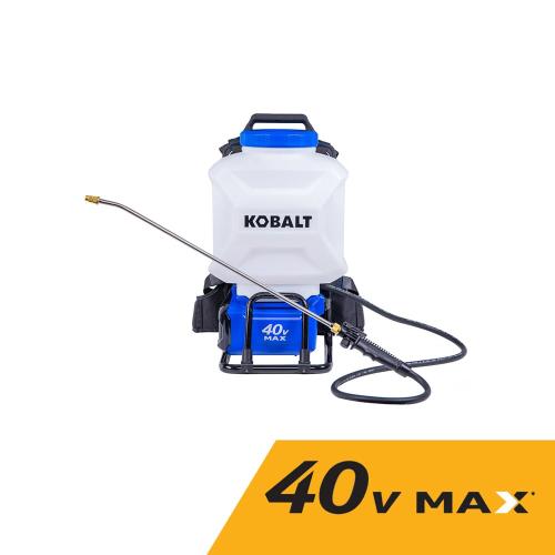 Kobalt 4-Gallon 40-volt Battery Operated Plastic Backpack Sprayer