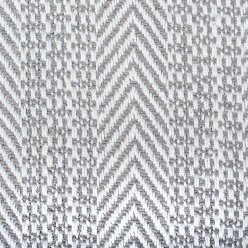 DII Gray Herringbone Stripe Throw - Woven Cotton Geometric Pattern - Machine Washable - Versatile Home Decor - Rustic Vintage Look - DII Throw Blanket