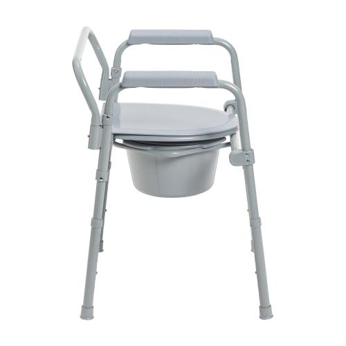 Drive Medical 22.5-Inches 7.5-Quarts Adjustable Bedside Commode