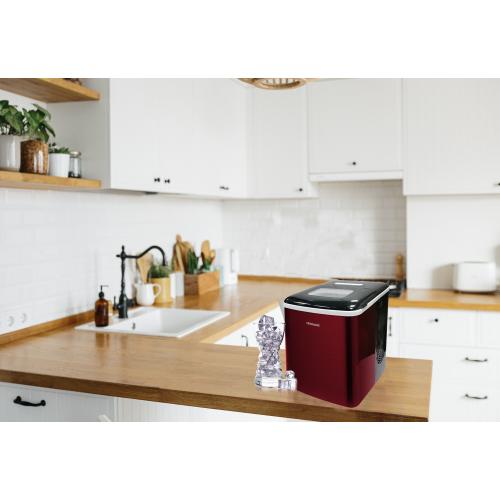 Frigidaire BULLET SHAPED ICE COMPACT RED STAINLESS STEEL ICE MAKER