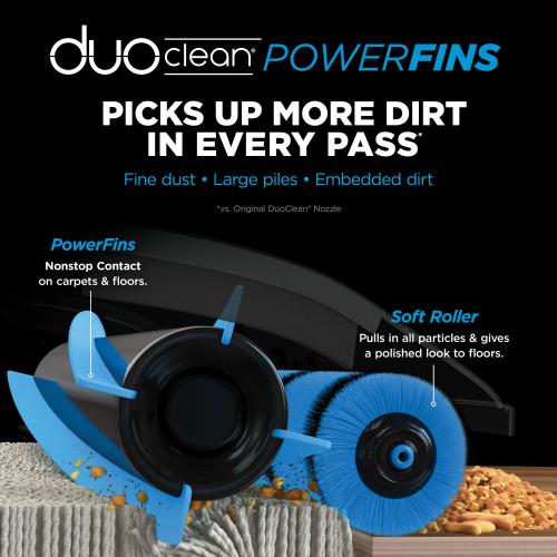 Shark Rotator Lift-Away with DuoClean PowerFins Corded Bagless Pet Upright Vacuum with HEPA Filter