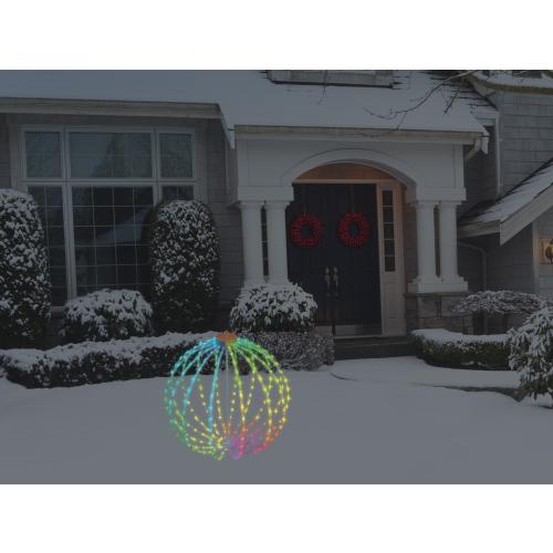 GE 2-ft LED RGB Ornament with Color Changing Lights