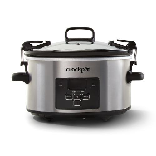 Crock-Pot 4-Quart Programmable Medium Slow Cooker (Stainless Steel)