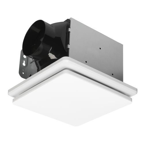 Utilitech 1-Sone 80-CFM White Decorative Lighted Bathroom Fan, ENERGY STAR