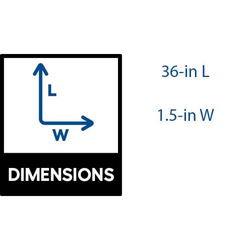 M-D Satin Nickel 0.375-in T x 1.5-in W x 36-in L Aluminum T-moulding