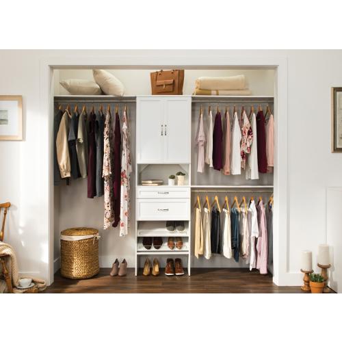 ClosetMaid BrightWood 25-in x 2.11-in x 13.8-in Shoe Storage (little Damaged; see the pictures)
