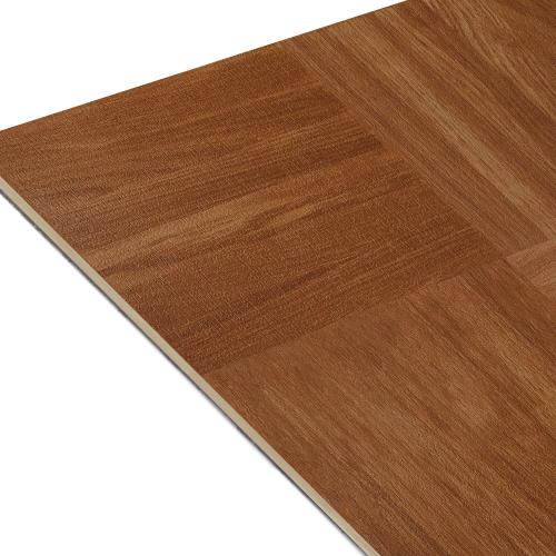 Achim Oak Parquet Brown Wood look 0.07-mil x 12-in W x 12-in L Peel and stick Vinyl Tile Flooring ( 20-sq ft Carton )