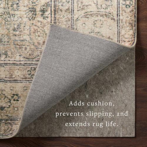 Loloi II 70 Polyester 30 Polypropylene Face 8 x 10 (ft) 0.13-in Thick Rectangular Recycled synthetic fiber Non-Slip Rug Pad