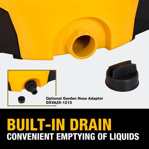 DEWALT Stealthsonic Quiet 9-Gallons 5 HP Corded Wet/Dry Shop Vacuum with Accessories Included