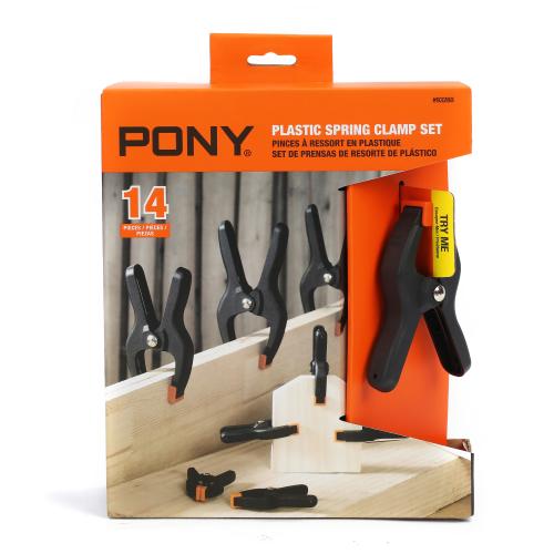 Pony 14-Pack Assorted Spring Clamp