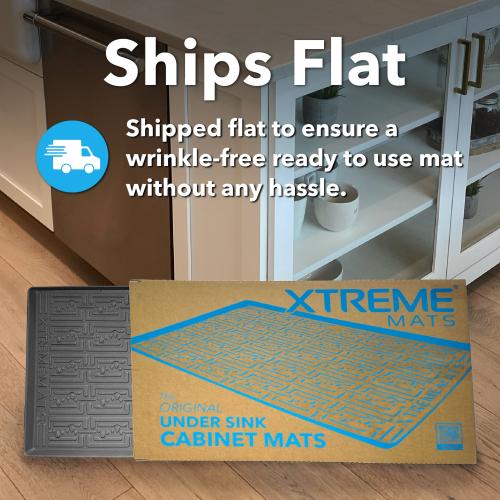Xtreme Mats Kitchen 22-in x 34-in Beige Undersink Drip Tray Fits Cabinet Size 34-in x 22-in