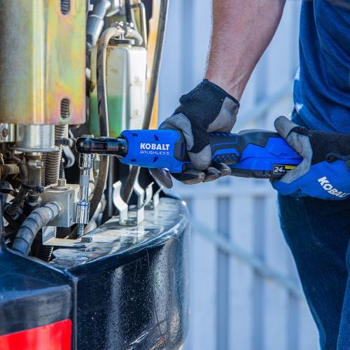 Kobalt 24-volt Variable Speed Brushless 3/8-in Drive Cordless Ratchet Wrench (Bare Tool)