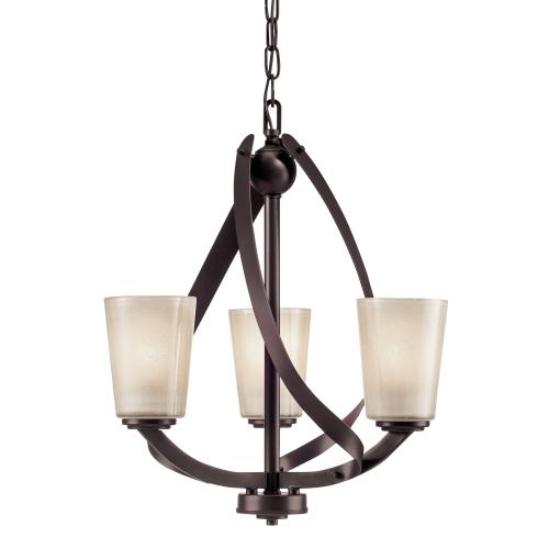 Kichler Layla 3-Light Antique Bronze Modern/Contemporary Chandelier