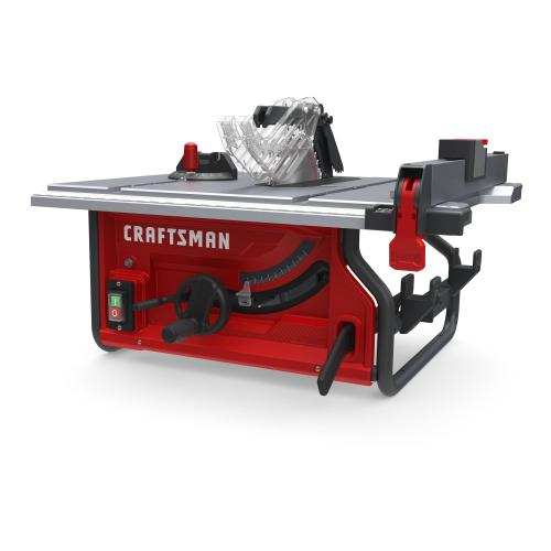 CRAFTSMAN 10-in 15-Amp 120-Volt Corded Portable Jobsite Table Saw with Folding Stand