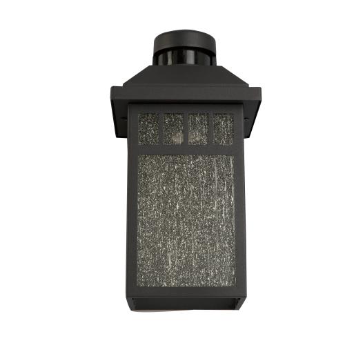 Harbor Breeze 1-Light 11.5-in Black Motion Sensor Outdoor Wall Light (broken glass; no test)