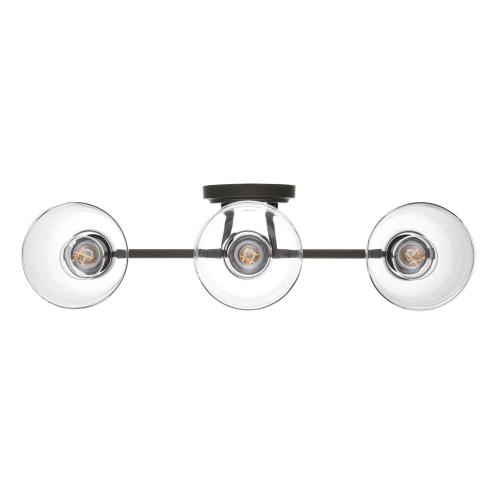 allen   roth Irvine 23-in 3-Light Matte Bronze Transitional Vanity Light