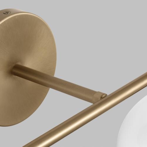 Generation Lighting Orley 17.5-in 2-Light Satin Brass Transitional Vanity Light