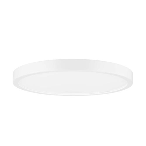 Project Source 1-Light 10-in Matte White LED Flush Mount Light (2-Pack)