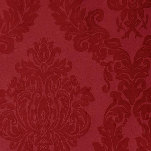 Elrene Home Fashions Barcelona Jacquard Damask 60x84 Indoor Red Table Cover for 6-ft rectangle