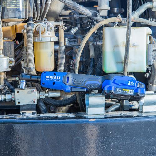 Kobalt 24-volt Variable Speed Brushless 3/8-in Drive Cordless Ratchet Wrench (Bare Tool)