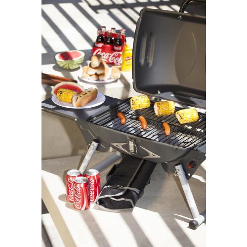 Picnic Time 235-Sq in Black with Gray Accents Portable Liquid Propane Grill