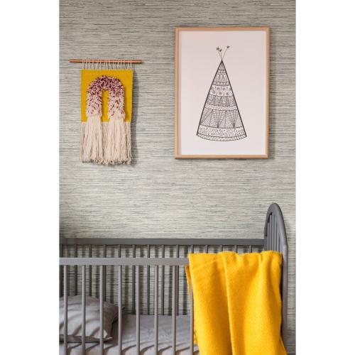 RoomMates 28.2-sq ft Light Grey Vinyl Abstract Self-adhesive Peel and Stick Wallpaper