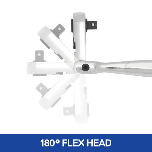 Kobalt 90-Tooth 3/8-in Drive Full Polish Handle Flexible Head Ratchet