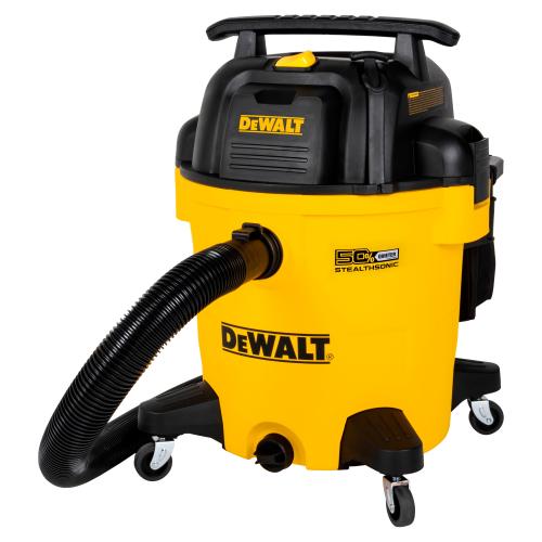 DEWALT Stealthsonic Quiet 12-Gallon 5.5-HP Corded Wet/Dry Shop Vacuum with Accessories Included