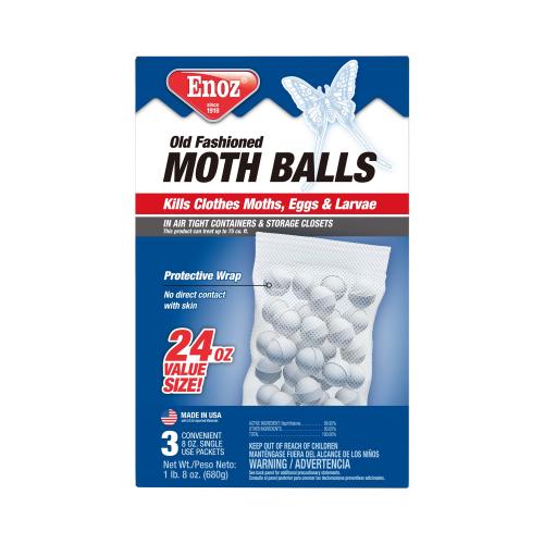 Enoz 24-oz Old Fashioned Moth Balls Plants and Garden Indoor Pouch