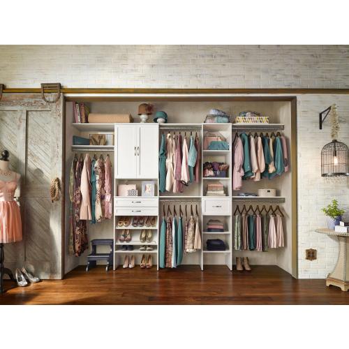 ClosetMaid BrightWood 25-in x 2.11-in x 13.8-in Shoe Storage (little Damaged; see the pictures)
