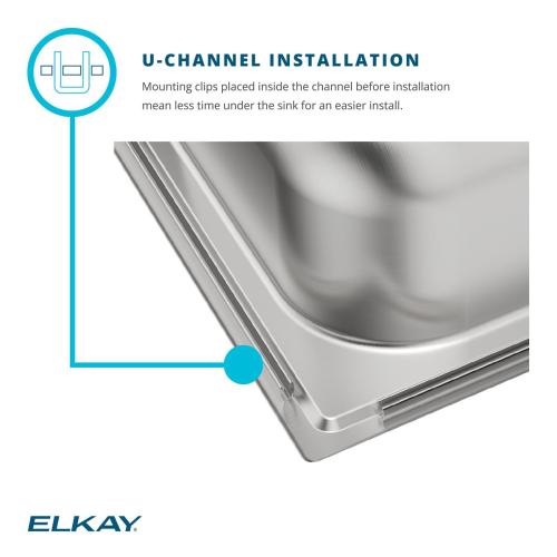 Elkay Dayton Drop-In 33-in x 22-in Stainless Steel Double Equal Bowl 4-Hole Kitchen Sink