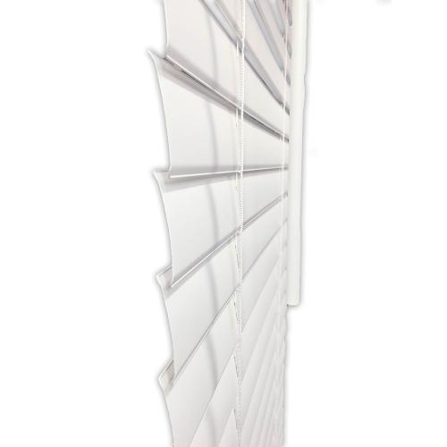 Project Source Premium 2-in Slat Width 27-in x 64-in Cordless White Vinyl Room Darkening Horizontal Blinds