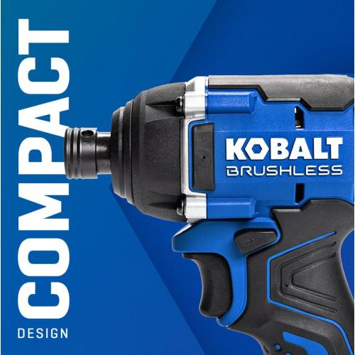 Kobalt 24-volt 1/4-in Brushless Cordless Impact Driver (Battery and Charger Included with Soft Bag)