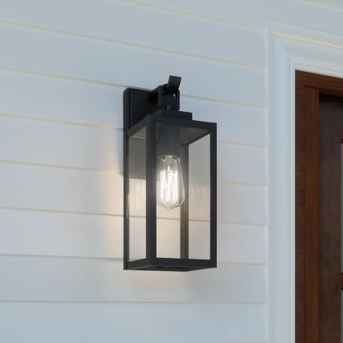 Quoizel Breitling 1-Light 13.5-in H Matte Black Outdoor Wall Light