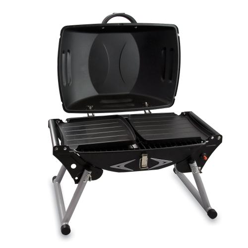 Picnic Time 235-Sq in Black with Gray Accents Portable Liquid Propane Grill
