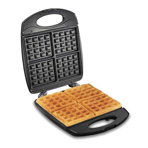 Hamilton Beach Non-stick Square Belgian Waffle Maker