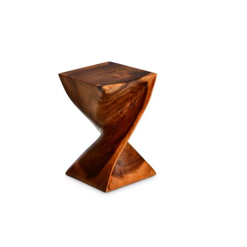 Steve Silver 12-in W x 18.25-in H Natural Brown Wood Modern End Table Fully Assembled