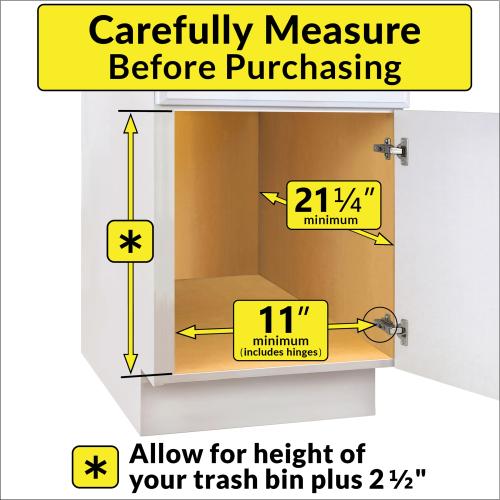 Lynk Professional 10.1-in W x 11.25-in H x 20.25-in D 1-Tier Cabinet-mount Silver/Chrome Metal Pull-out Under-sink Organizer