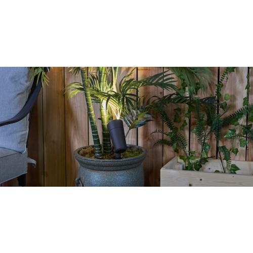 Harbor Breeze 300-Lumen 4-Watt Bronze Low Voltage Warm White Plug-in LED Spot Light