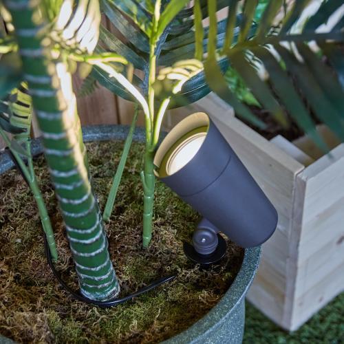 Harbor Breeze 300-Lumen 4-Watt Bronze Low Voltage Warm White Plug-in LED Spot Light