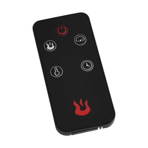 Style Selections 48-in W Iron Oak Infrared Quartz Electric Fireplace