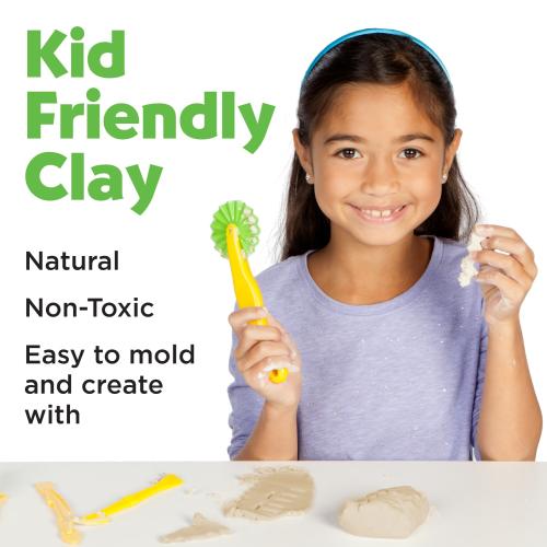 Faber-Castell Do Art Pottery Studio - Complete Clay Sculpting Kit with Air-dry Clay, Tools, Paints, and Instructions